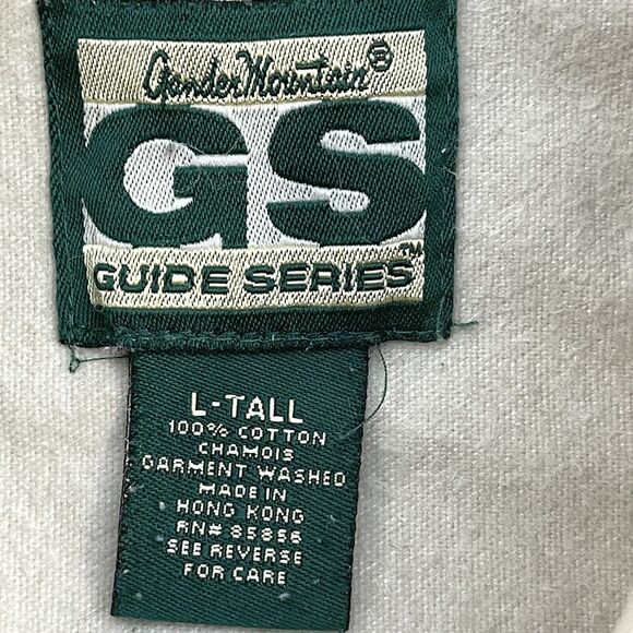 Guide Series Mens LT Large Tall Shirt Button Front Soft‎ Ivory Flannel Chamois - Picture 4 of 11